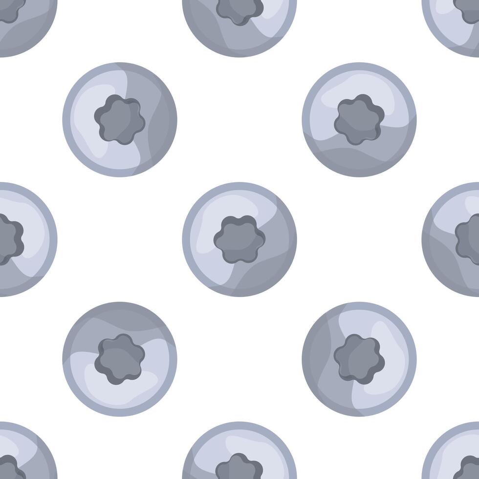 Seamless pattern of ripe blueberries creating a vibrant and fresh design vector