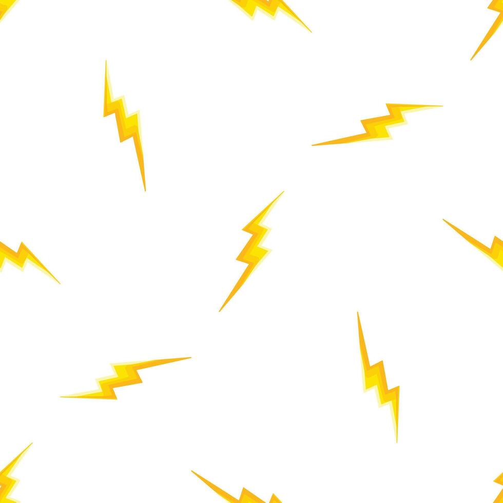 Lightning bolt pattern striking energy background design vector