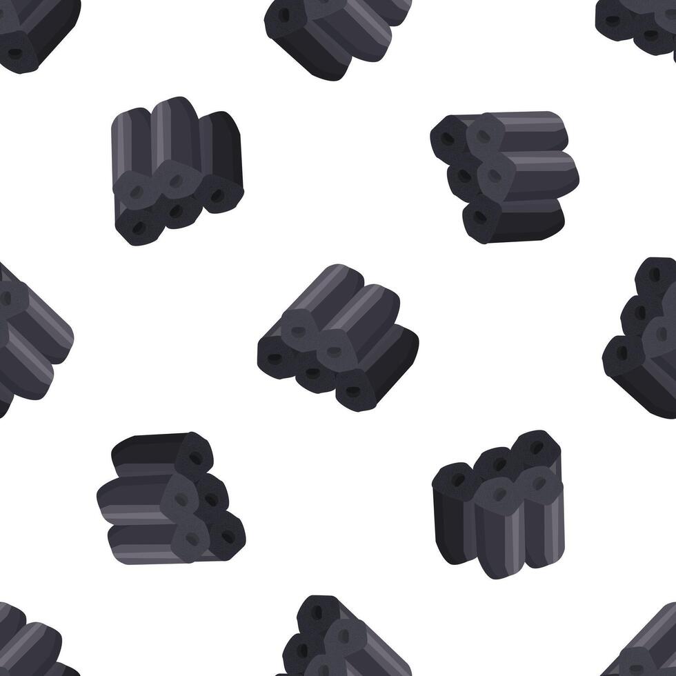 Bamboo charcoal seamless pattern showing porous texture for air purification and water filtration vector