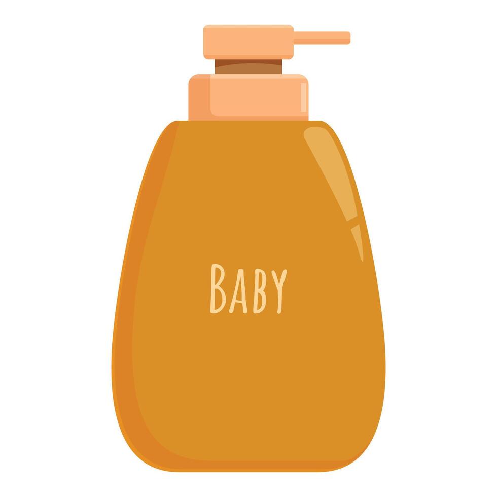 Baby shower gel or shampoo dispenser for children hygiene vector