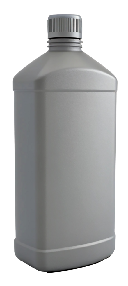 3D Rendering of a Simple Plastic Bottle png
