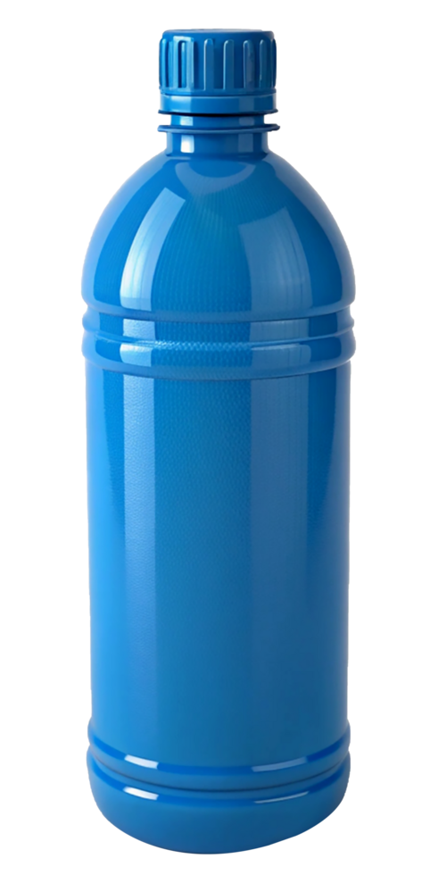Modern 3D Plastic Bottle Visualization png