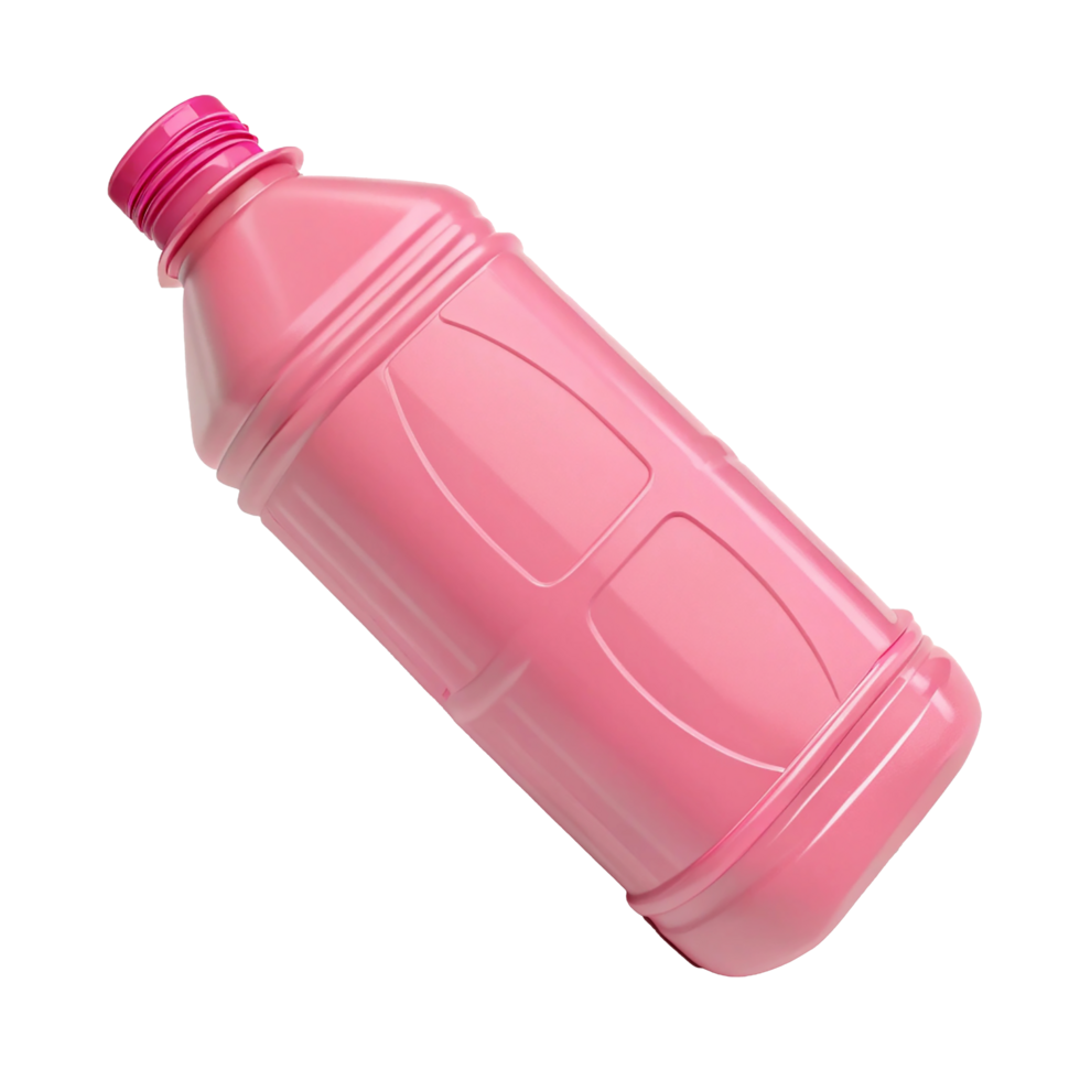 Plastic Bottle in 3D - No Shading png