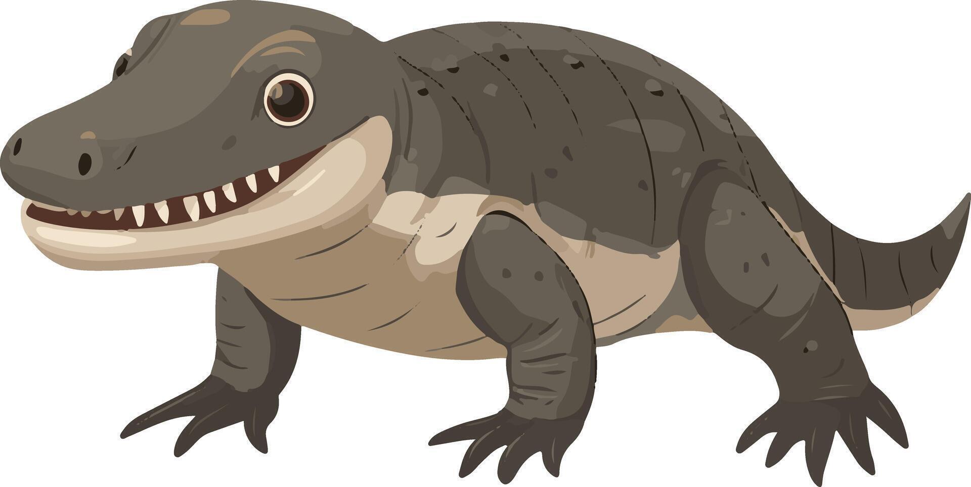 adorable cute simple Morganucodon clipart vector