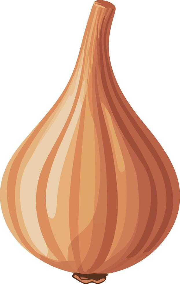 adorable cute simple shallot clipart vector