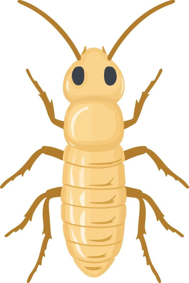 adorable cute simple termite clipart vector
