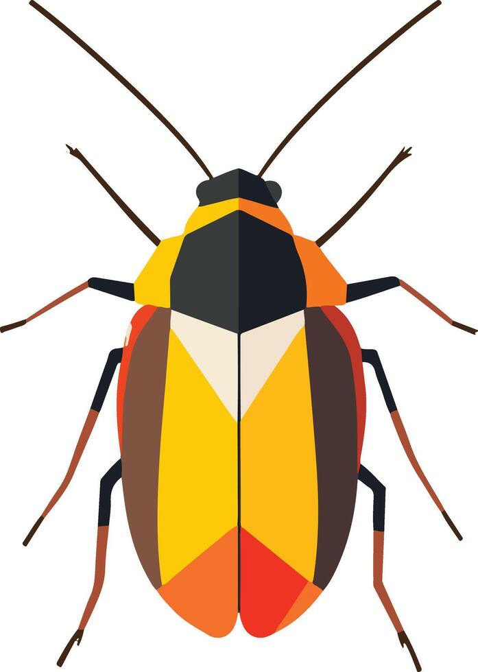 sweet cute simple waterbug clipart vector