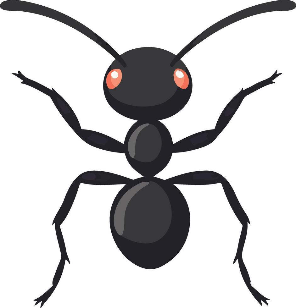 cute simple ant clipart vector