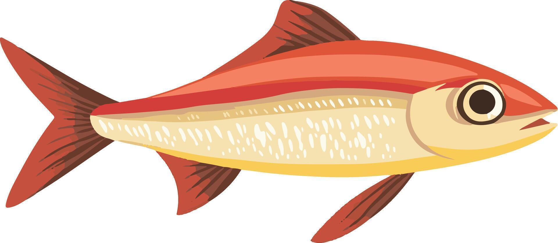 lovely cute simple Dinichthys clipart vector