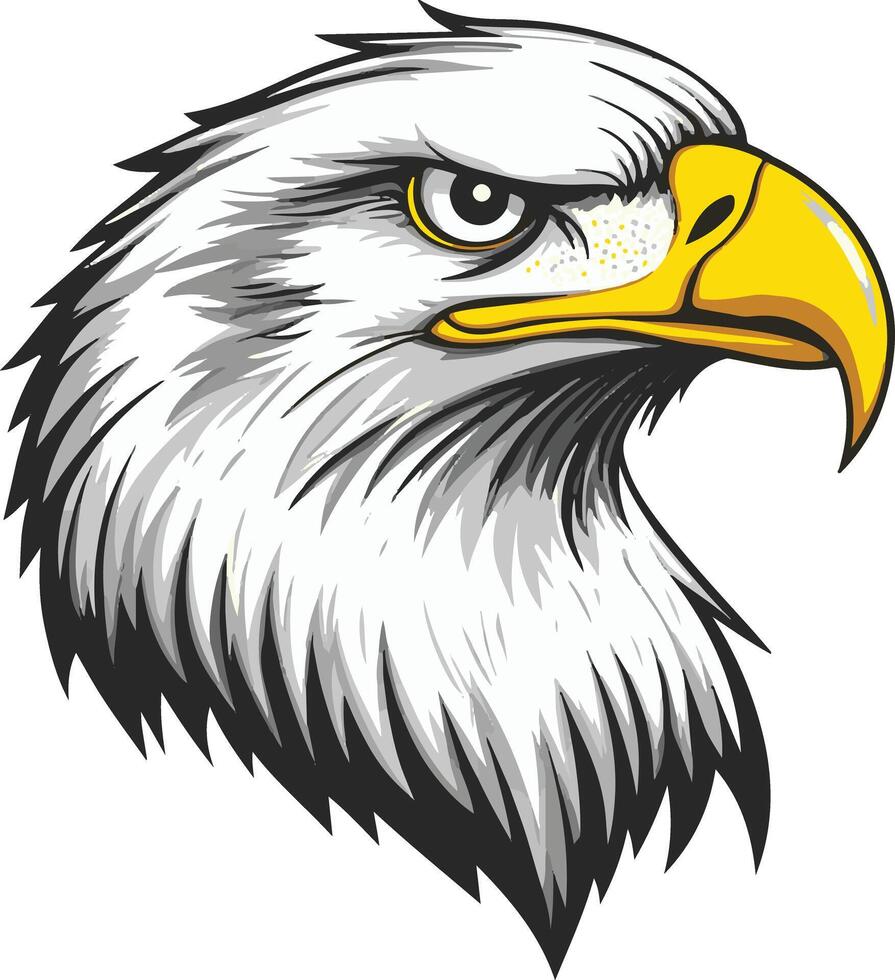 adorable cute simple eagle clipart vector