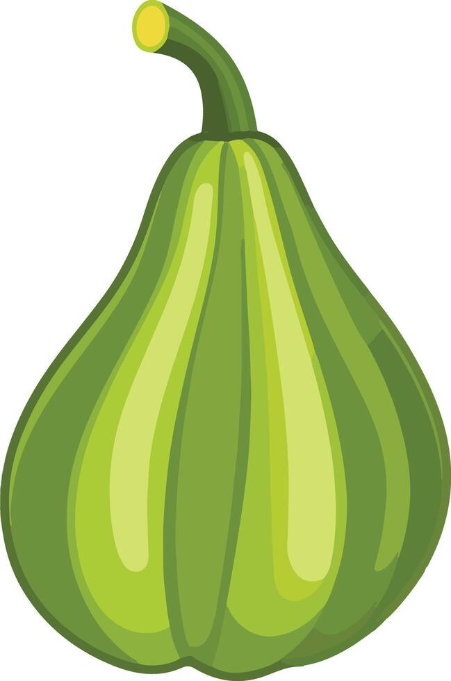 cute simple gourd clipart vector