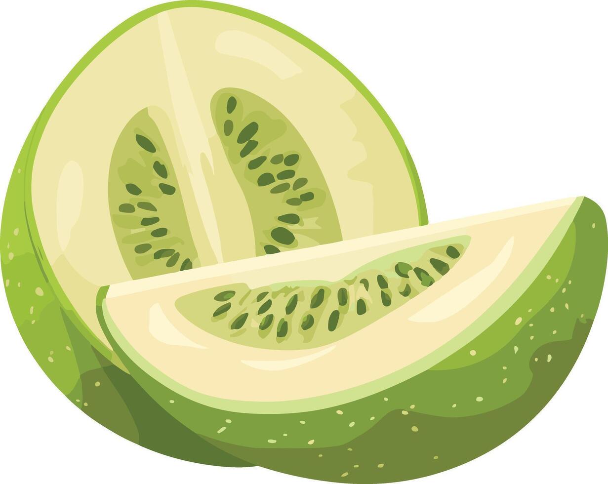 sweet cute simple honeydew clipart vector