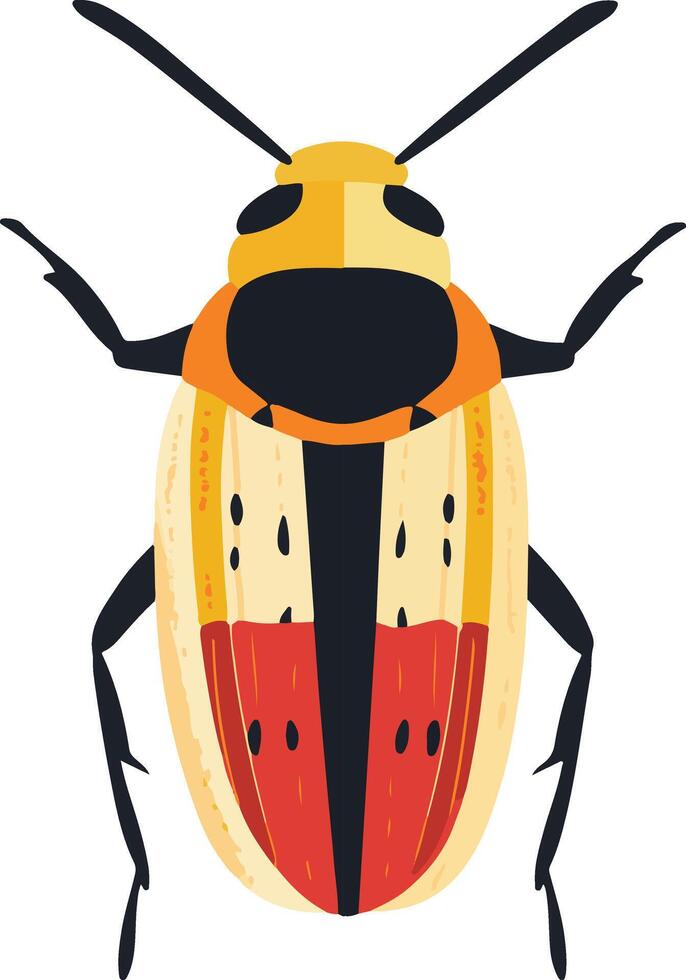 adorable cute simple insect clipart vector