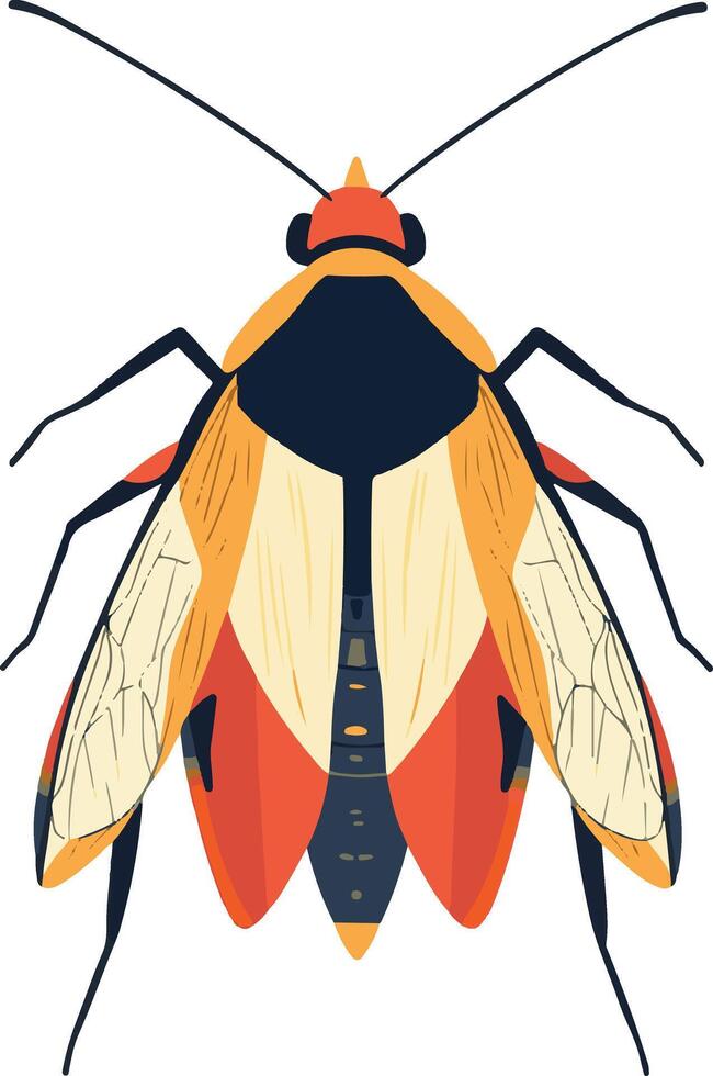 sweet cute simple insect clipart vector