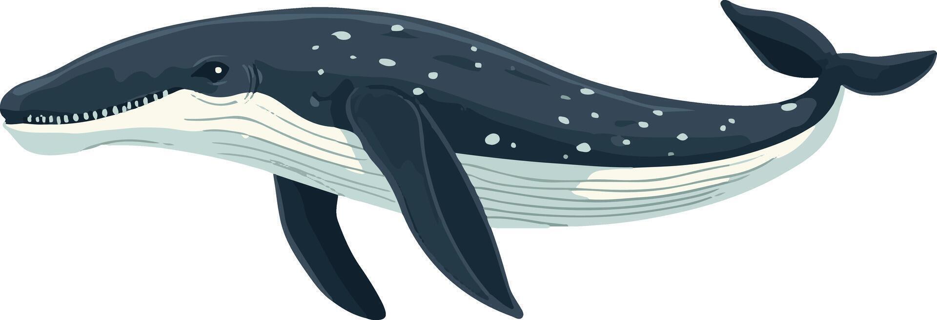cute simple Liopleurodon clipart vector