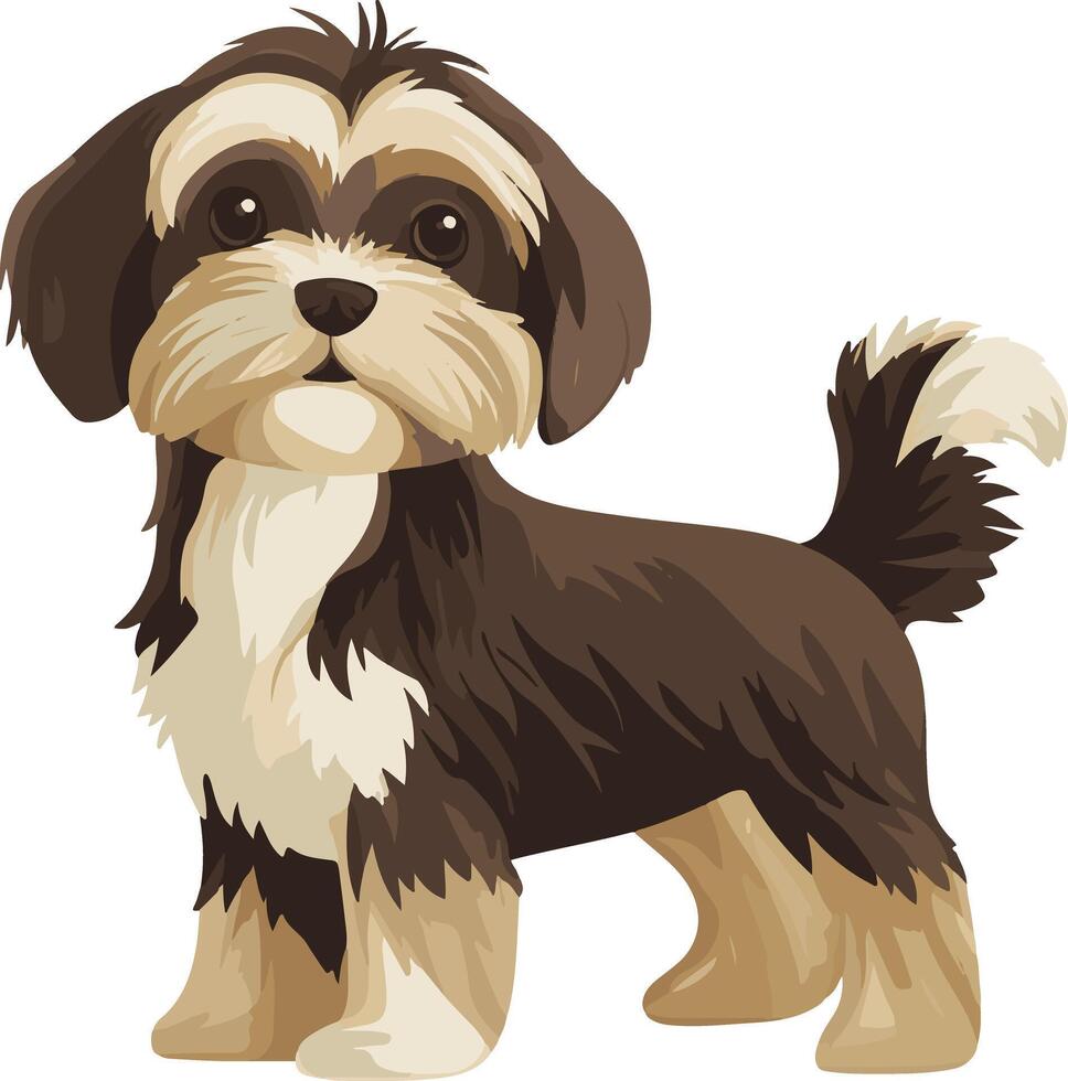 cute simple Lwchen clipart vector