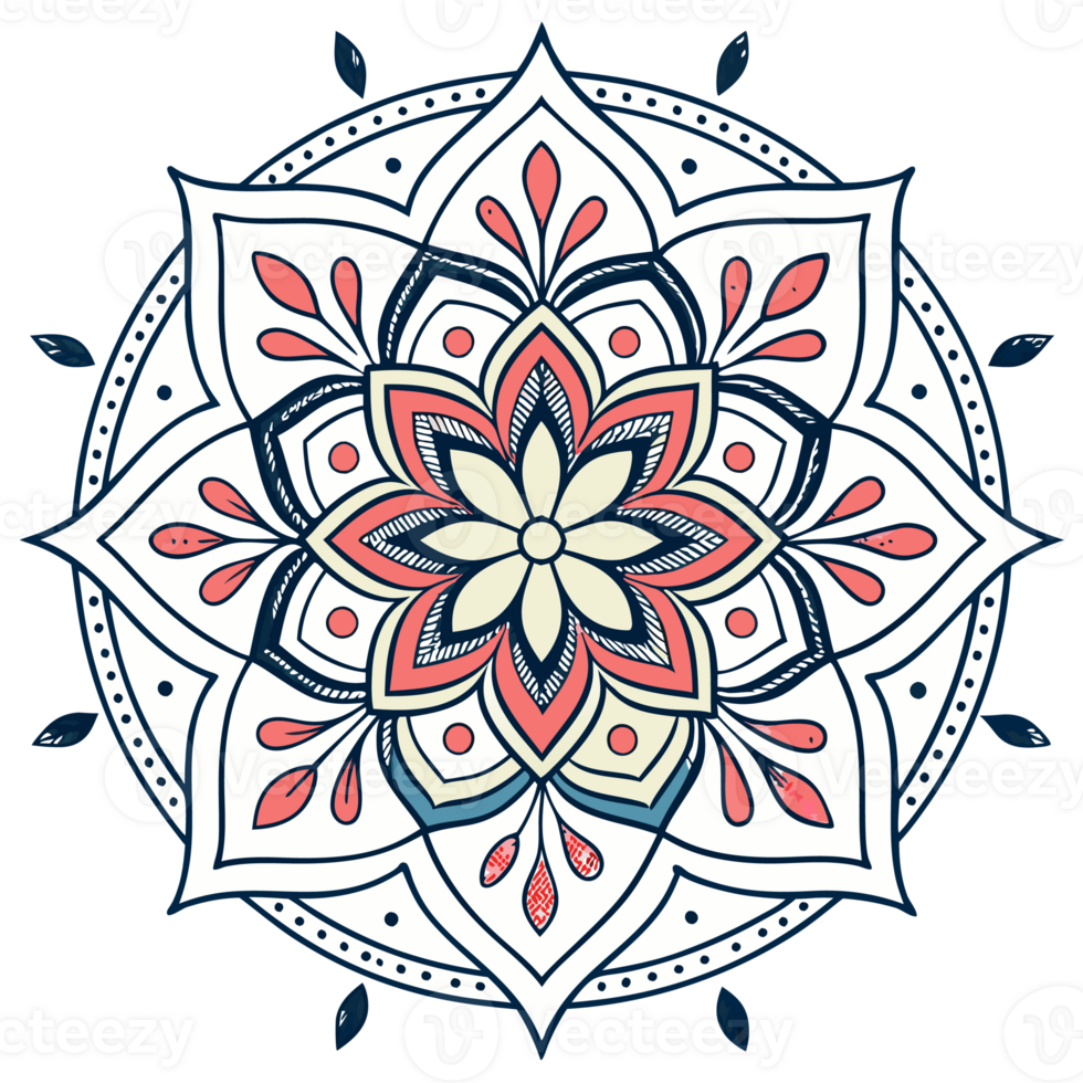 infinito cerchi il Magia di colorato mandala png