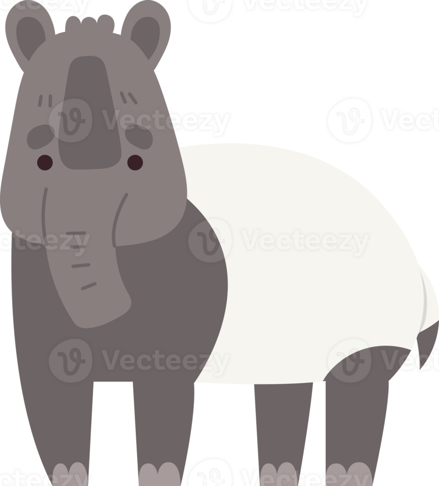 tapir cute animal png