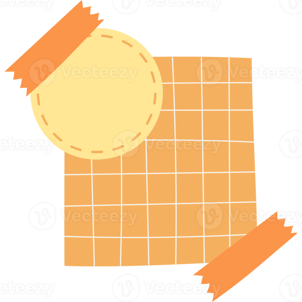orange sticky note png