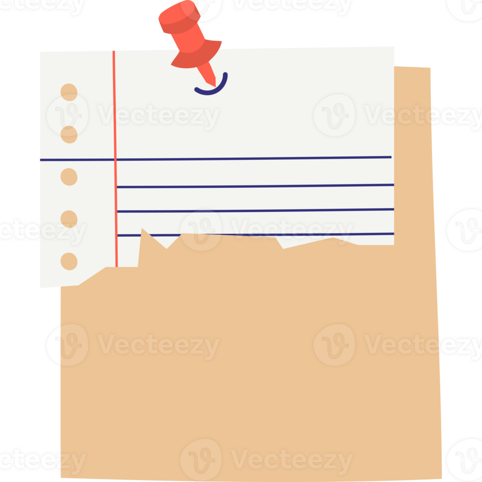 split blank sticky note png