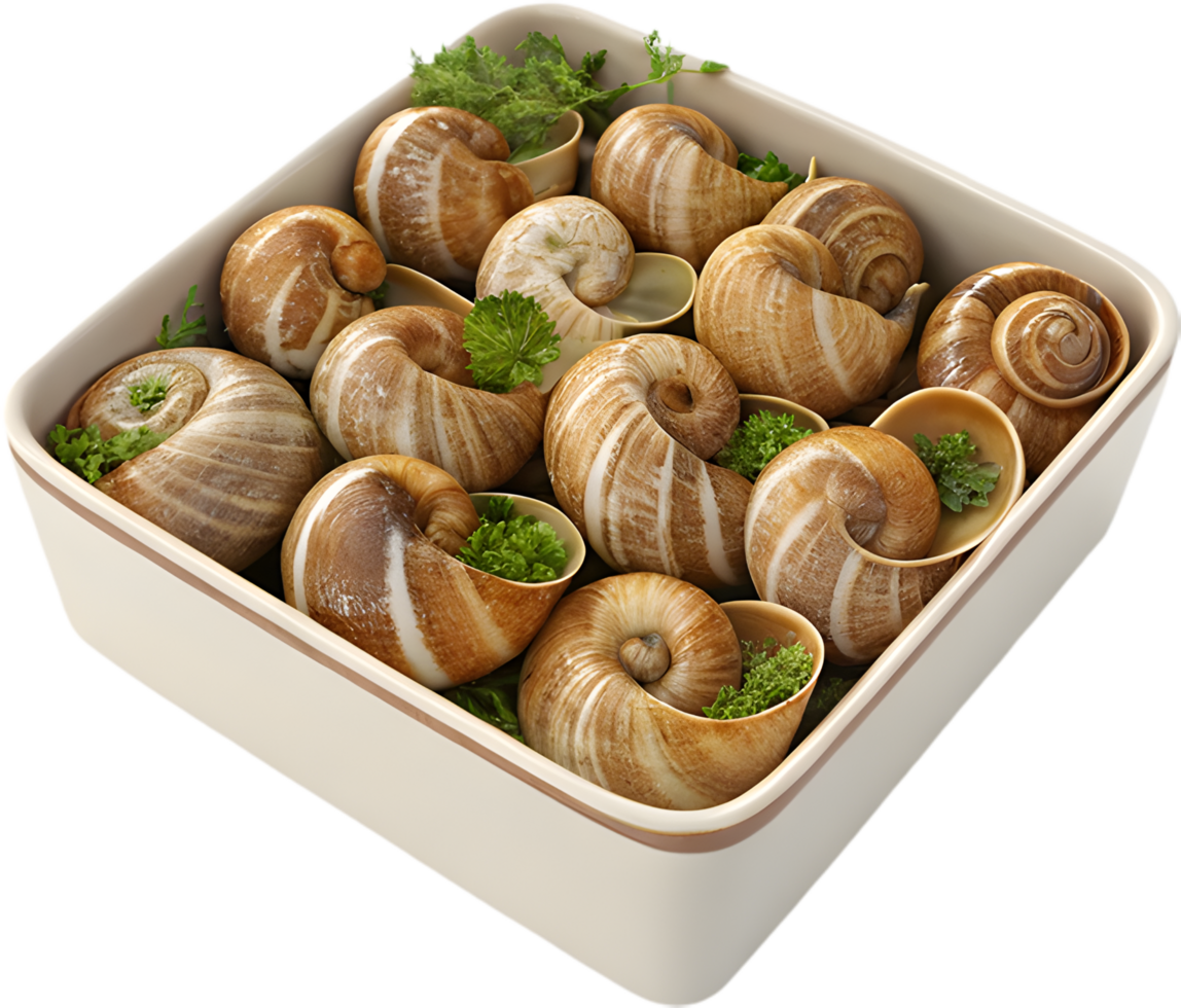 Tantalizing Escargot Dish for an Unforgettable Dining Experience. . png