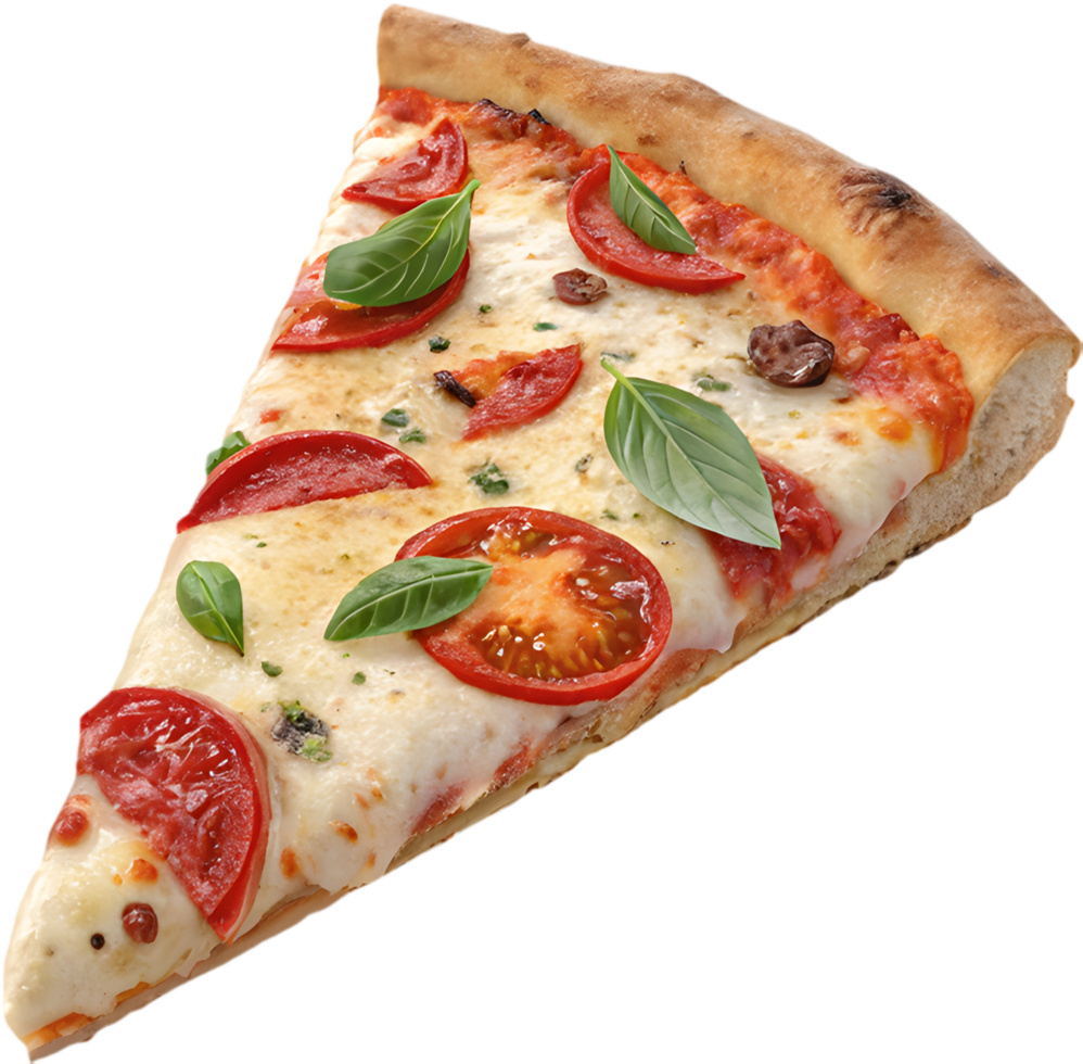 Crispy Crust and Melted Cheese Pizza, . png
