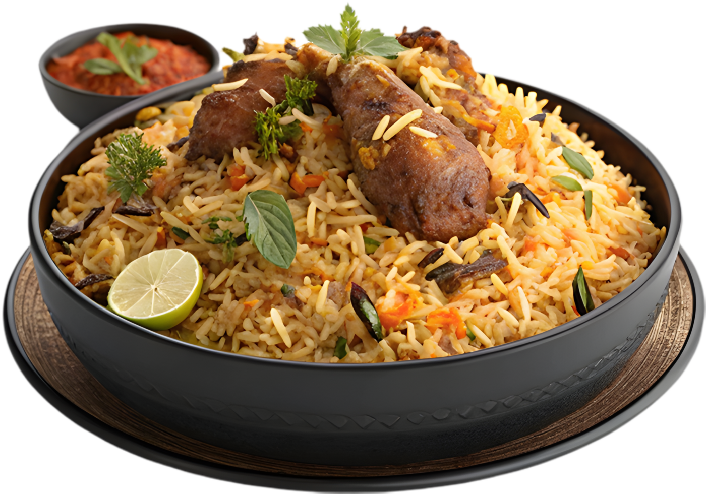 Spiced Biryani Clipart with Bold Indian Flavorful Combinations. . png