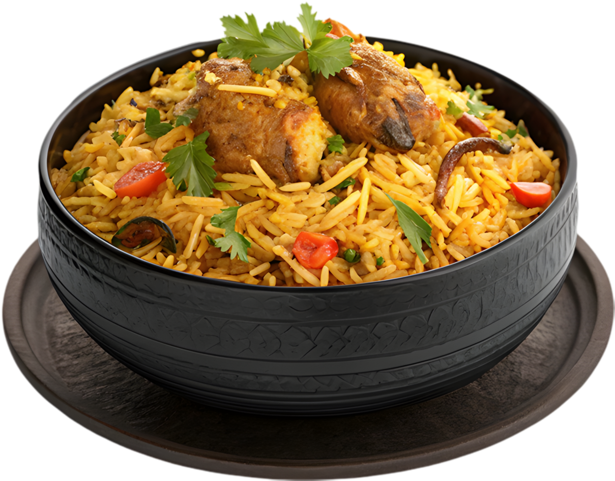 Tasty Biryani Clipart with Aromatic Spices and Indian Essence. . png