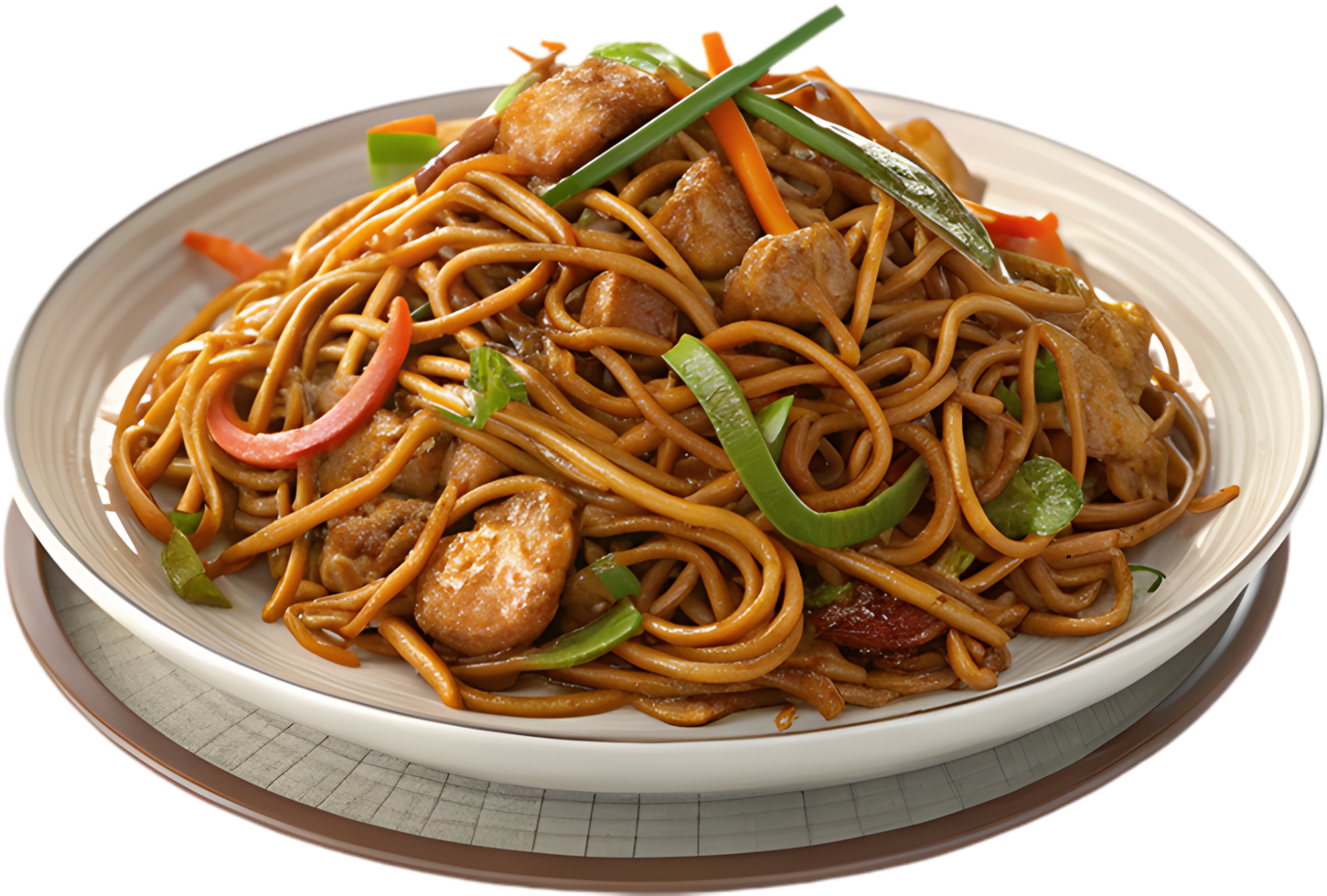 Tasty Chow Mein Noodles Clipart for Cooking Websites. . png