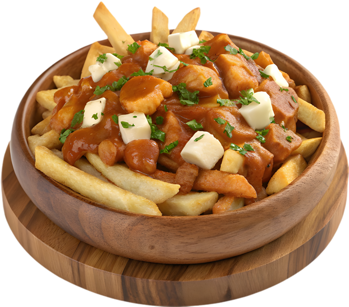 Perfect Canadian Poutine Clipart for Restaurant Promotions. . png