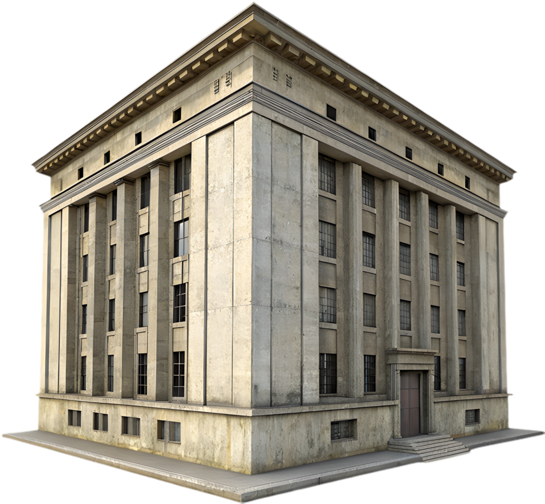 Raw Concrete Building Clipart Highlights Minimalist Architecture Designs. . png