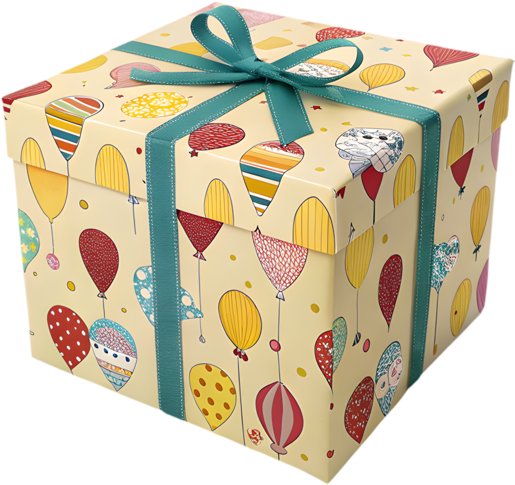 Luxurious Gift Box Clipart for Holiday Party Invitations. . png