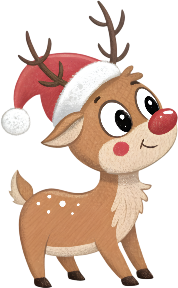 Festive Reindeer Clipart for Adding Magic to Winter Projects. . png