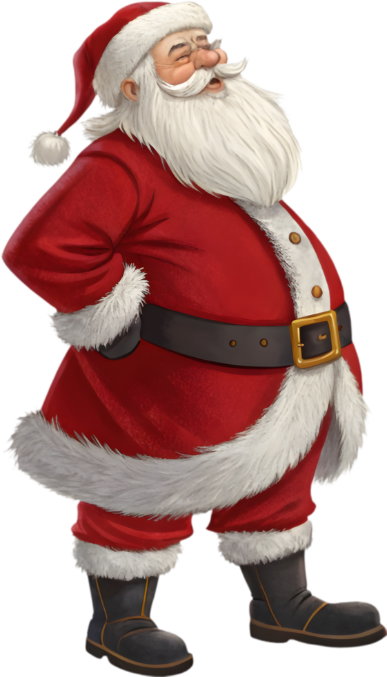Jolly Santa Claus Clipart for Creative Holiday-Themed Scrapbooking Projects. . png