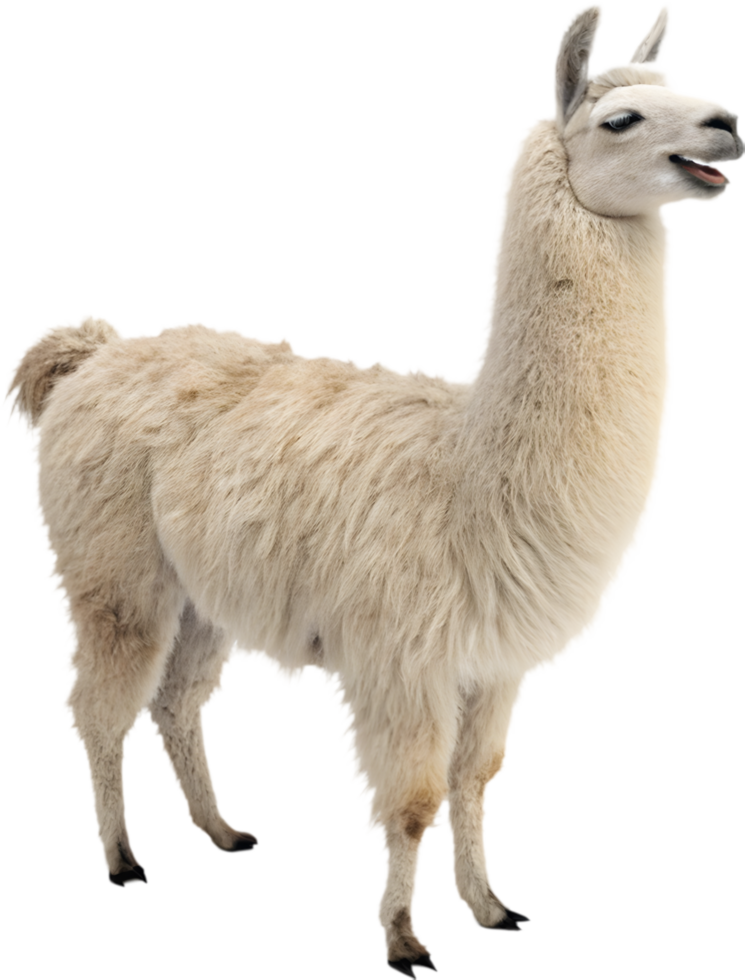 Charming Kawaii Llamas Clipart with Cute Expressions for Graphics. . png