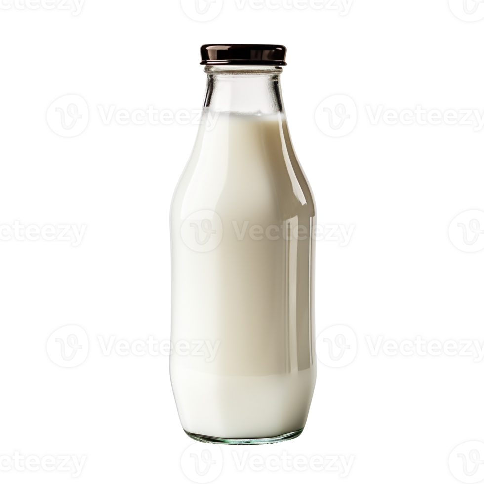 a bottle of milk isolated on transparent background png