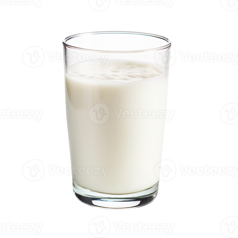 a glass of milk isolated on transparent background png