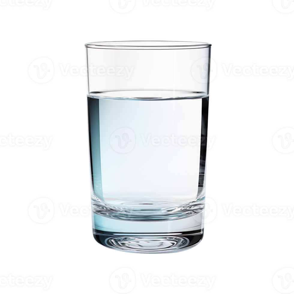 ein Glas von Wasser isoliert auf transparent Hintergrund png