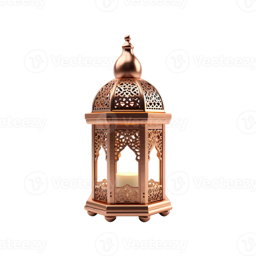 Arabic lantern isolated on transparent background png