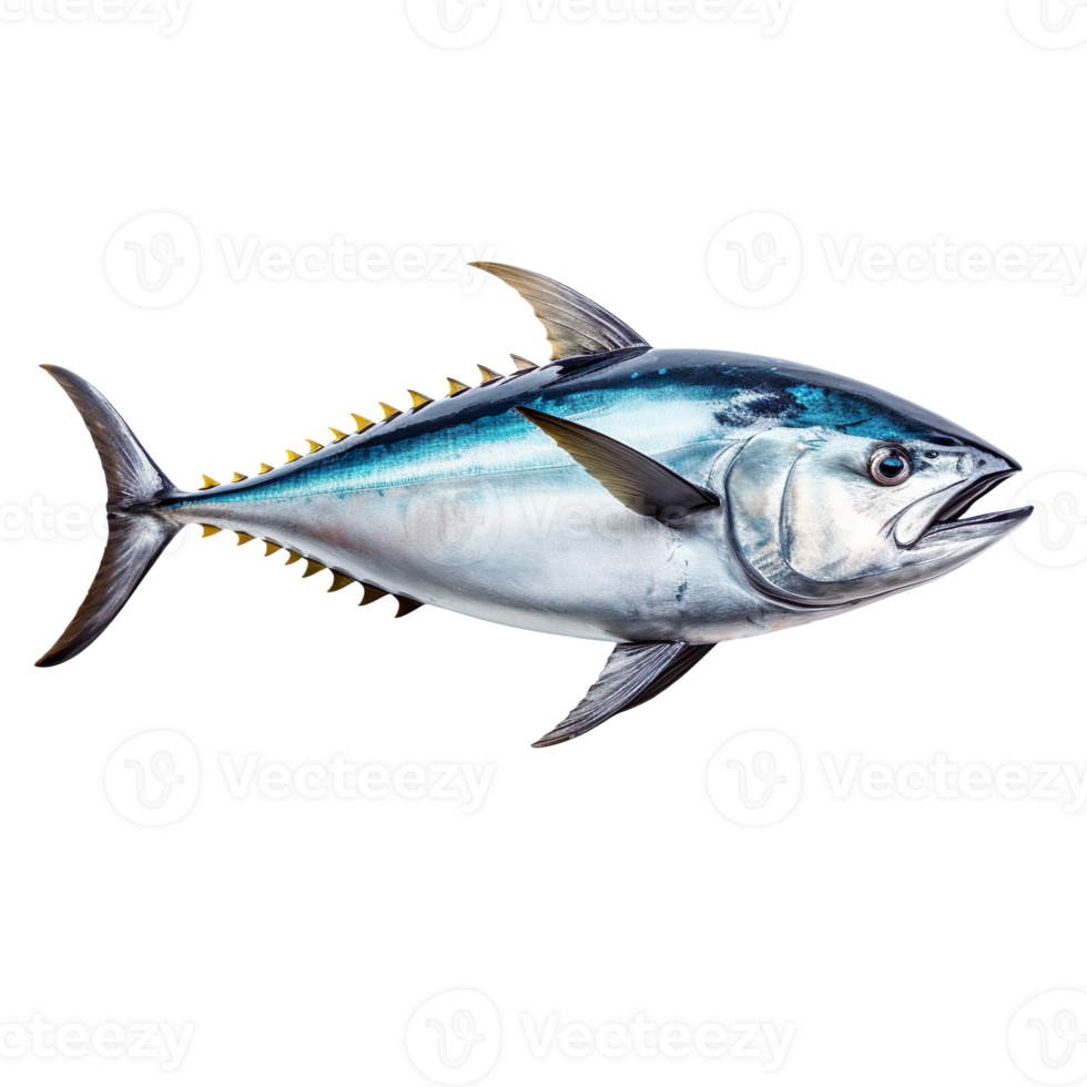 A tuna fish isolated on transparent background png