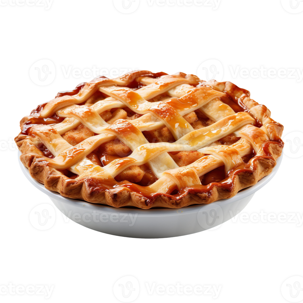 apple pie isolated on transparent background png