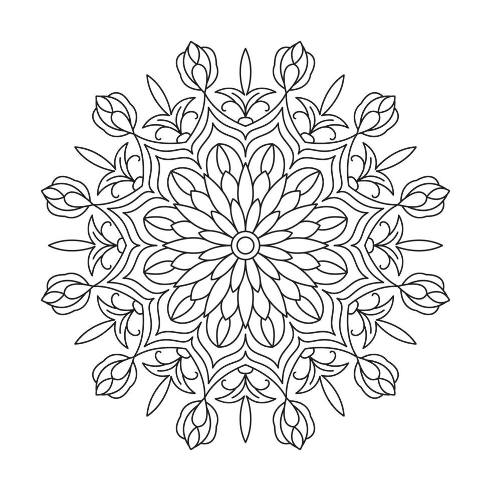 Design squares halftone effect gradient black on white background mandala design vector