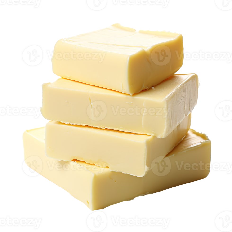 Butter isolated on transparent background png