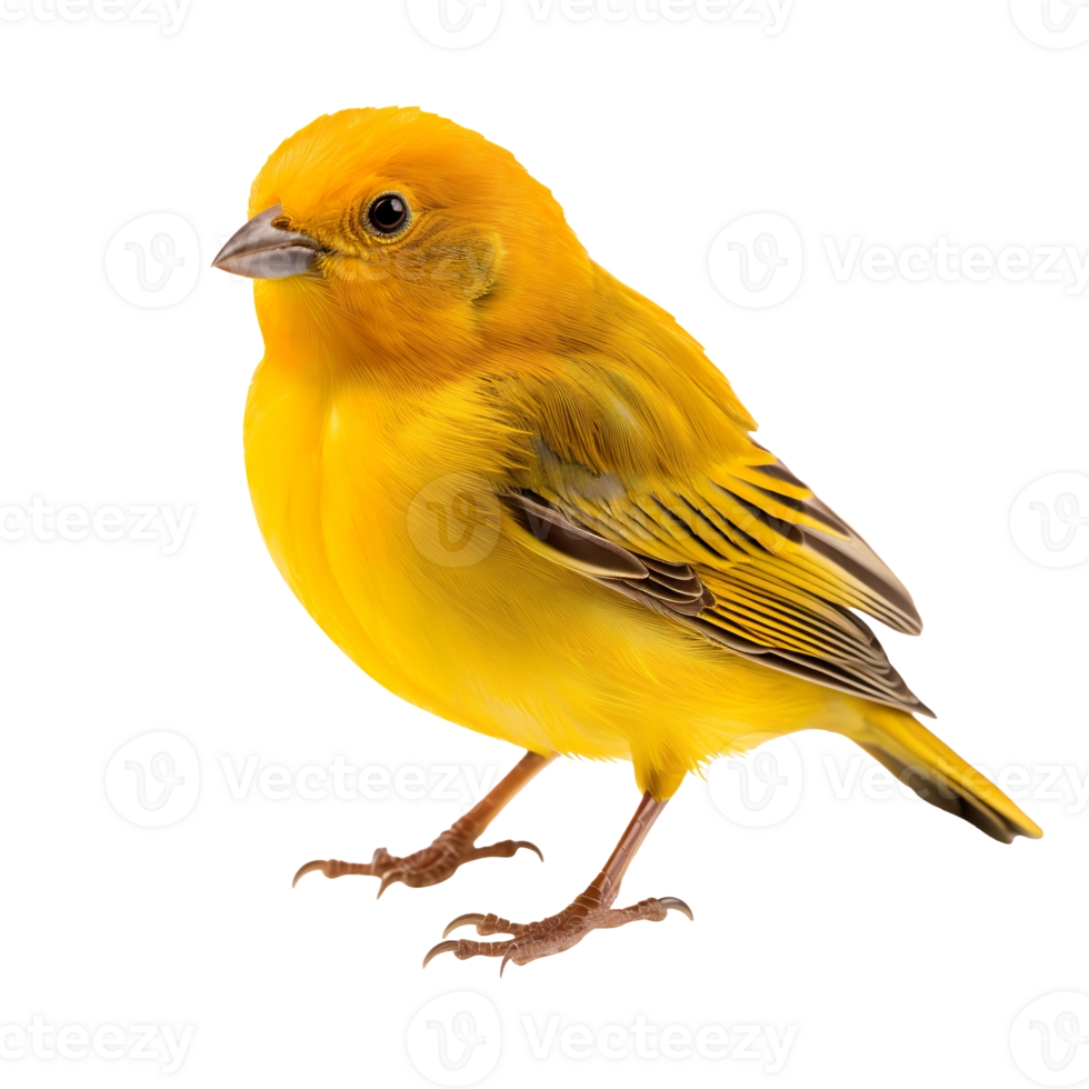 canary bird isolated on transparent background png