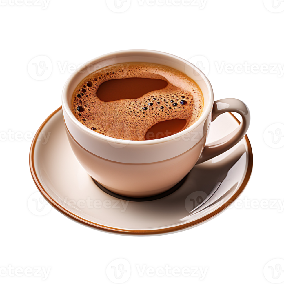 Cup of coffe isolated on transparent background png