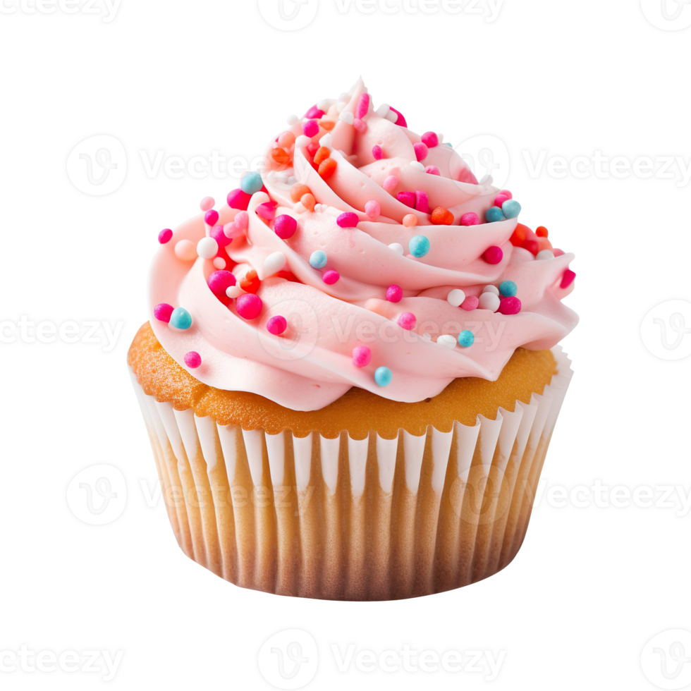 cupcake isolated on transparent background png