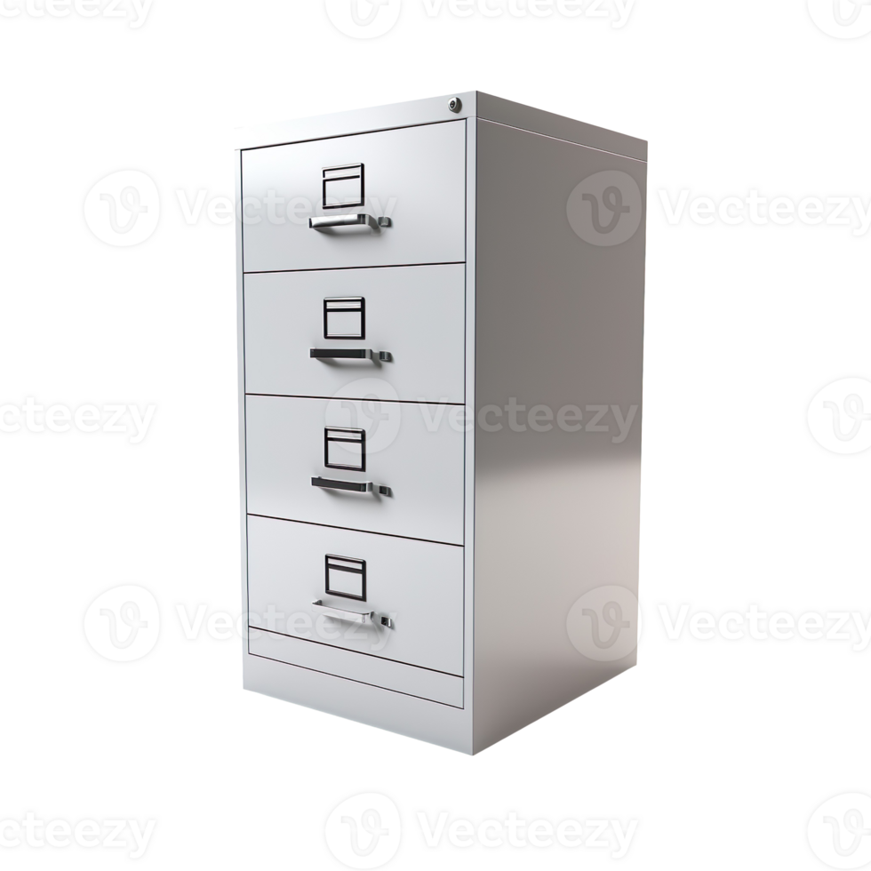 Filing cabinet isolated on transparent background png