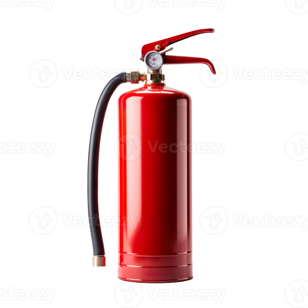 Fire extinguisher isolated on transparent background png