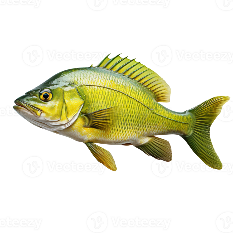 fresh dorado fish isolated on transparent background png