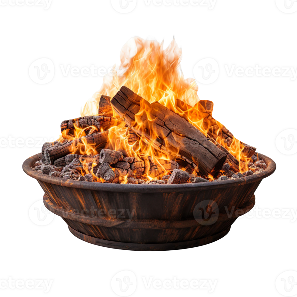 Fire Pit isolated on transparent background png